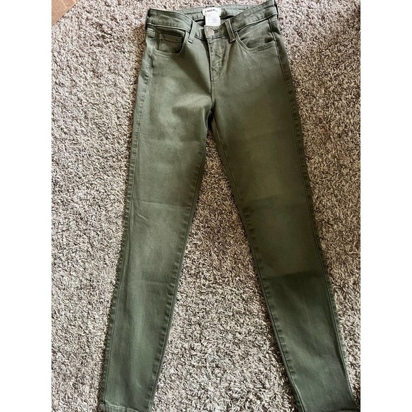 L’agence Margot High Rise Skinny Pant in Olive Night Size: 25 - Picture 4 of 4